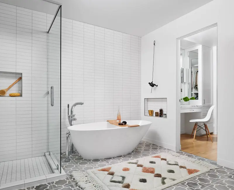 douche italienne baignoire