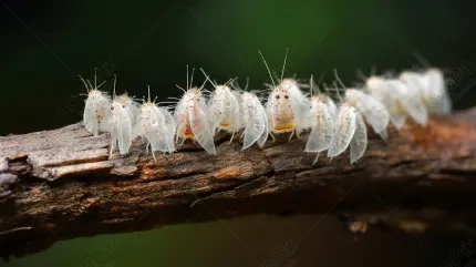 insecte blanc
