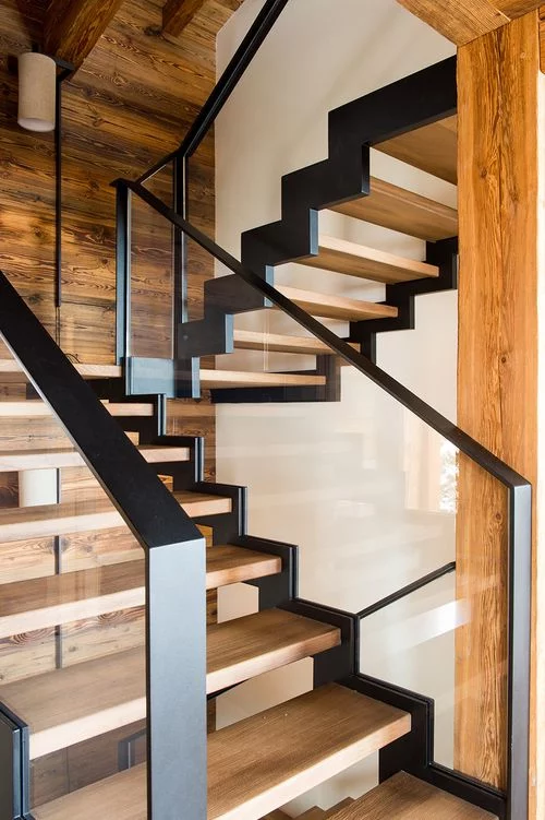 Escalier Bois et Métal