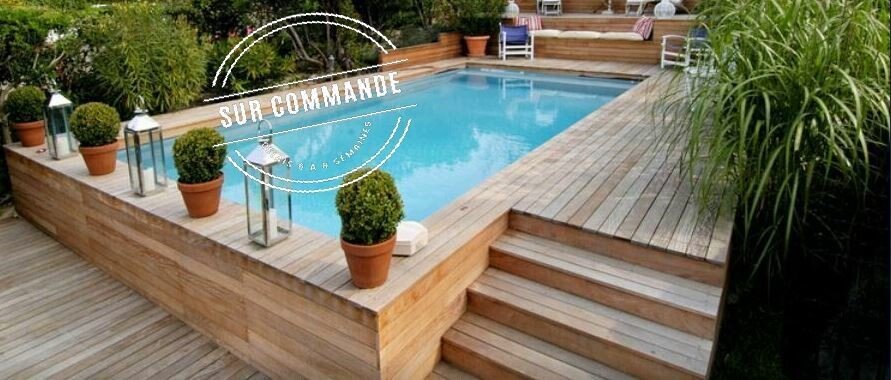 escalier piscine