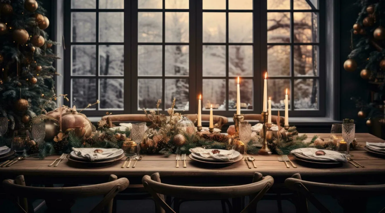 chemin de table noel