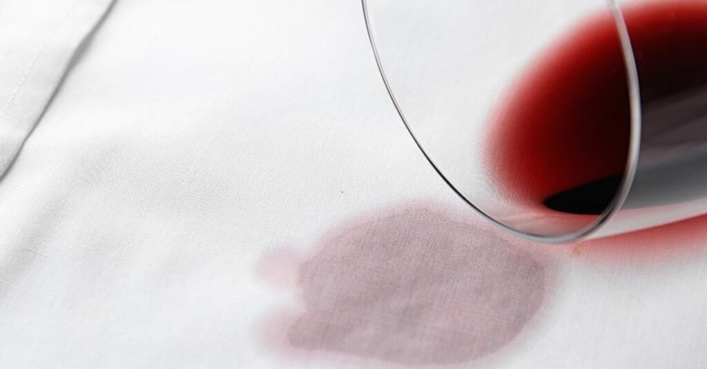 Enlever une Tache de Vin Rouge