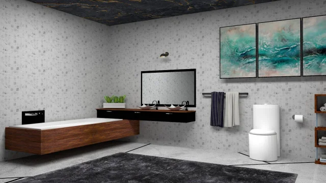 salle de bain ouverte chambre