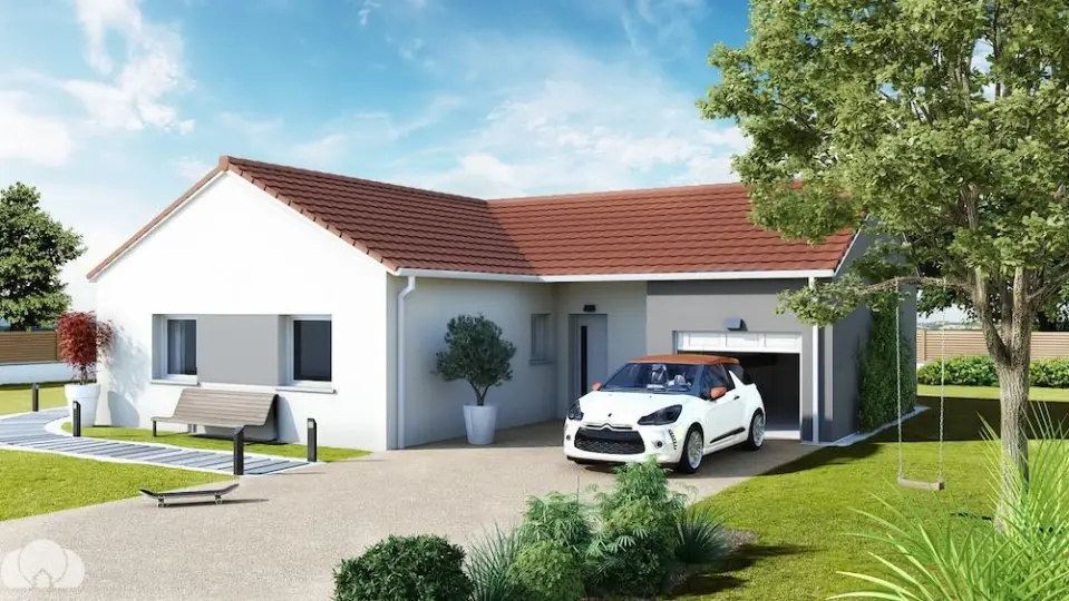 Maison en L Plan