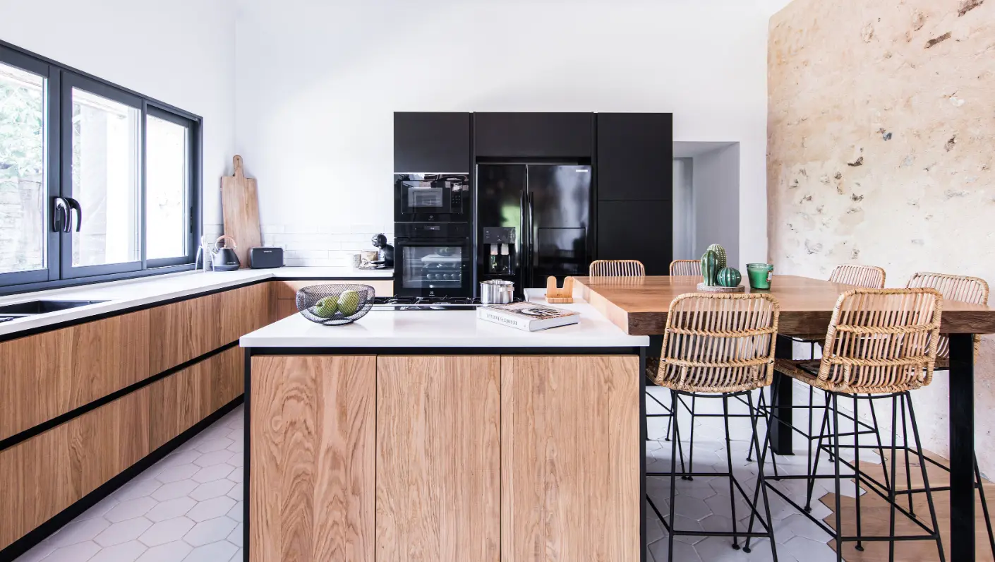 repeindre cuisine en bois