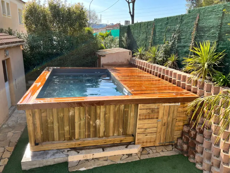 Piscine Hors Sol Terrasse Bois