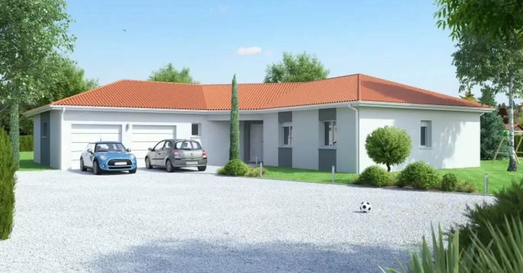Maison en L Plan