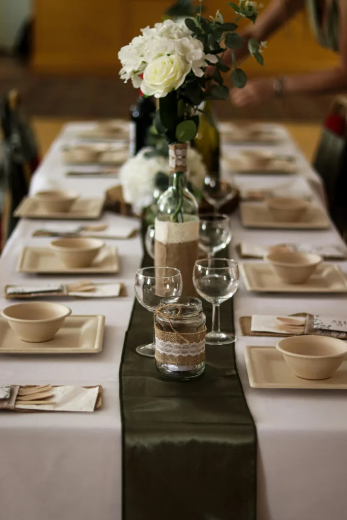 fleurs pour centre de table