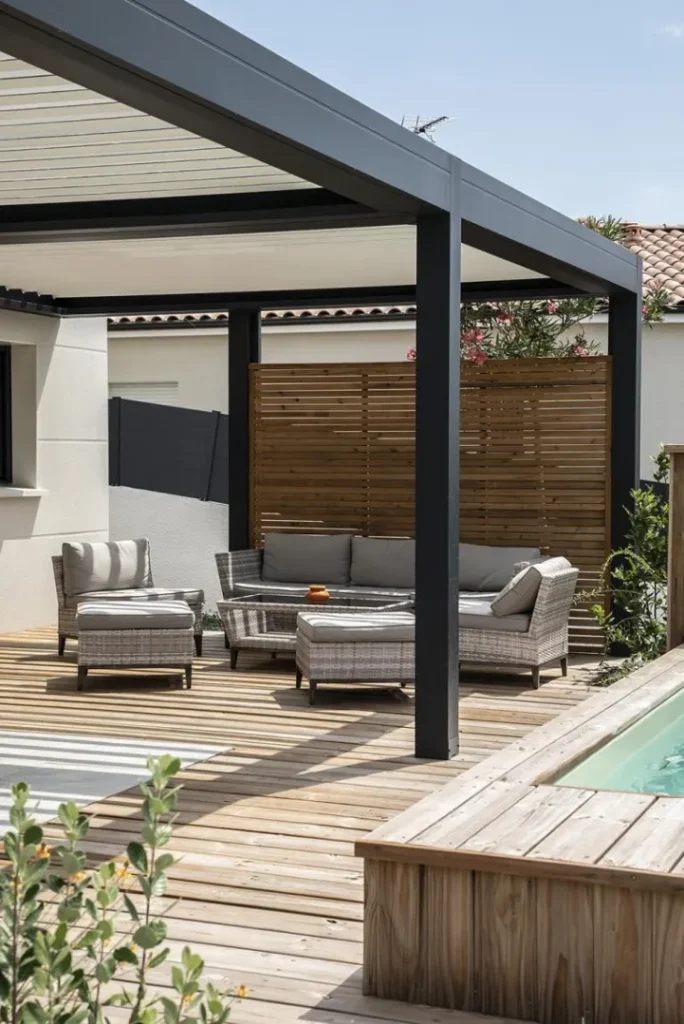 canisse pour pergola
