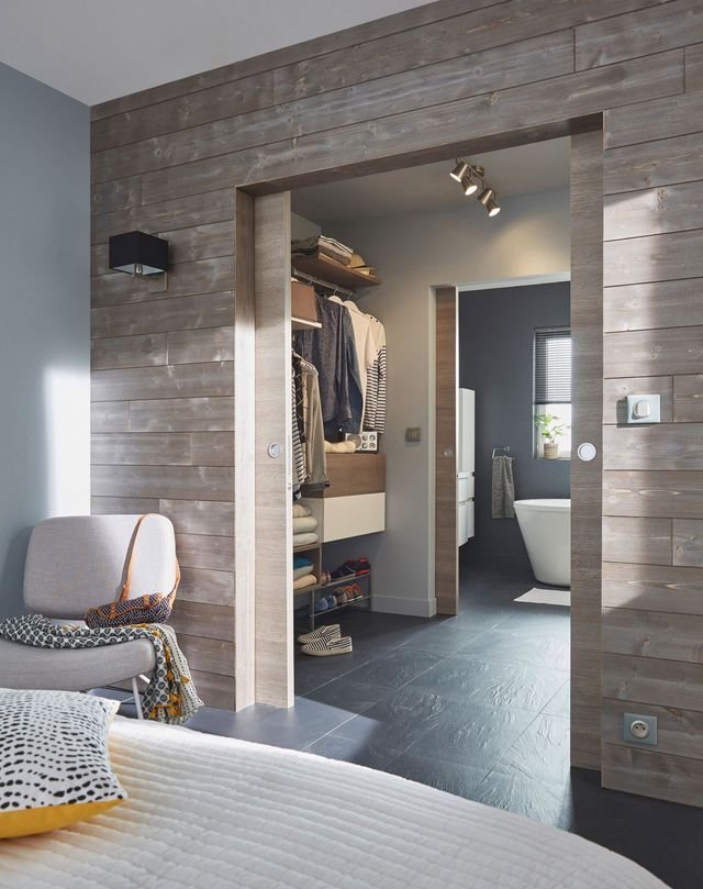 Dressing dans Salle de Bain