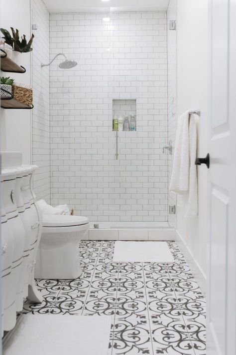 Carreaux Ciments Salle de Bain 
