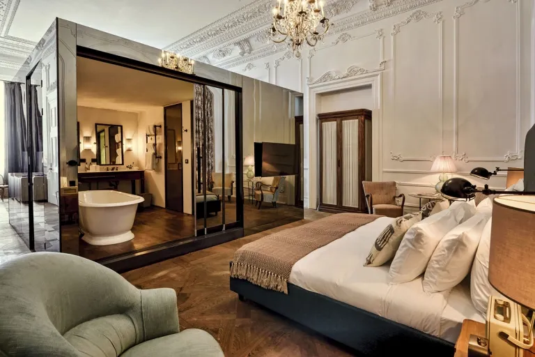 design salle de bain sur chambre