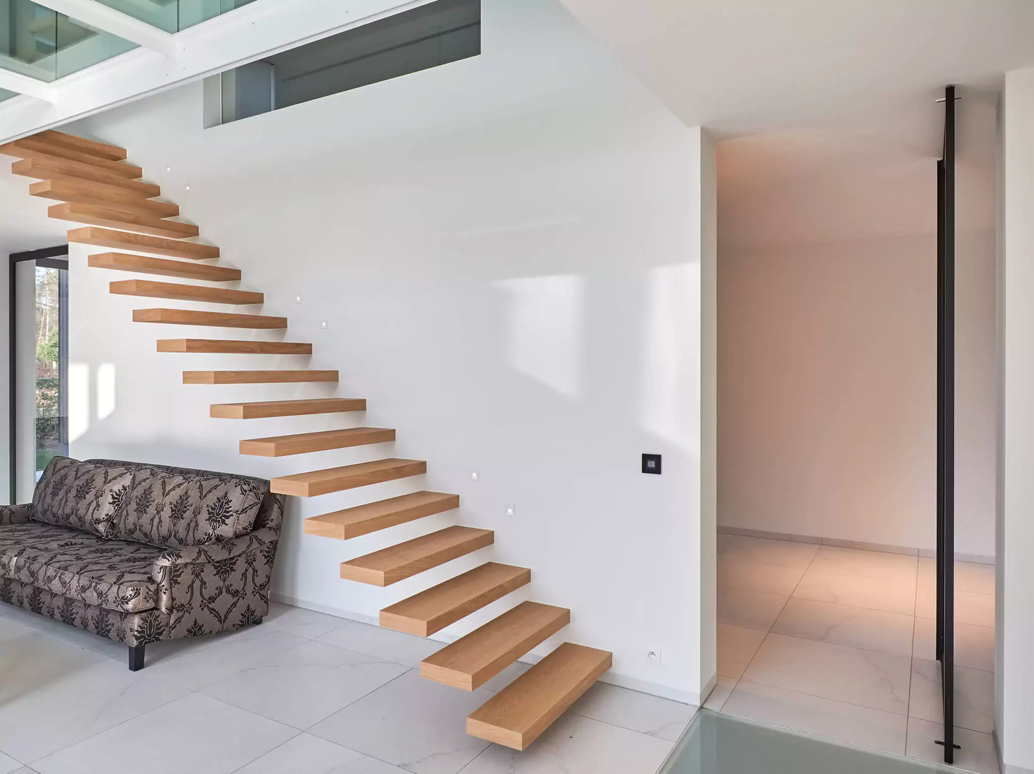 Escalier Moderne en Bois