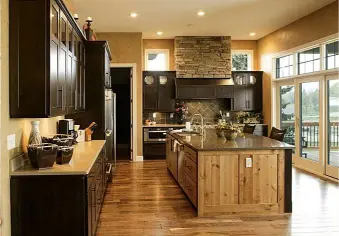 cuisine moderne et rustique