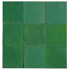 Carrelage Zellige Vert