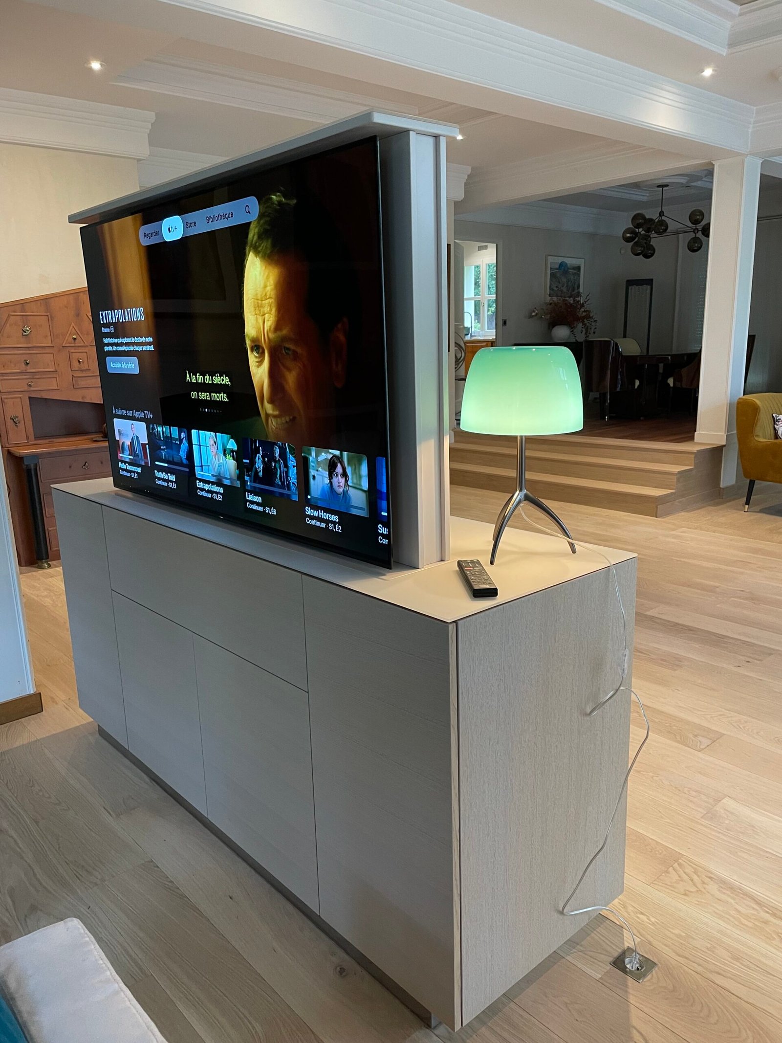 meuble tv motorise