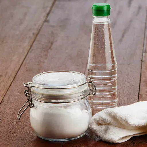 nettoyer canapé tissu vinaigre blanc bicarbonate