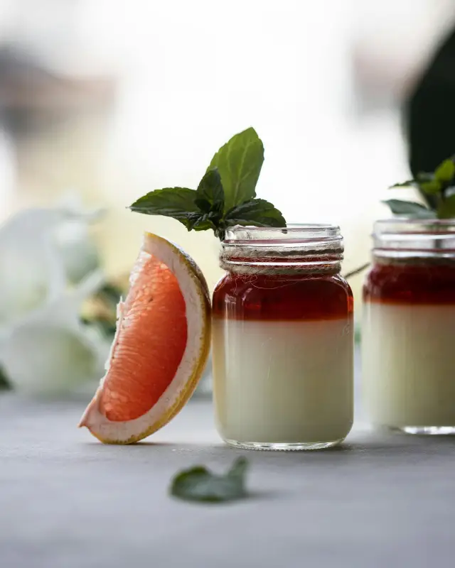 panna cotta au lait