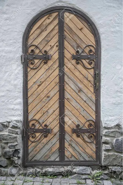 vieille porte en bois