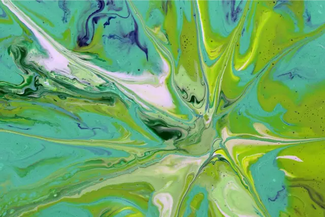 Peinture Bleu Vert