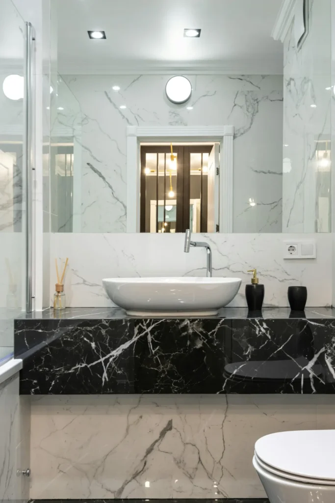crédence de salle de bain