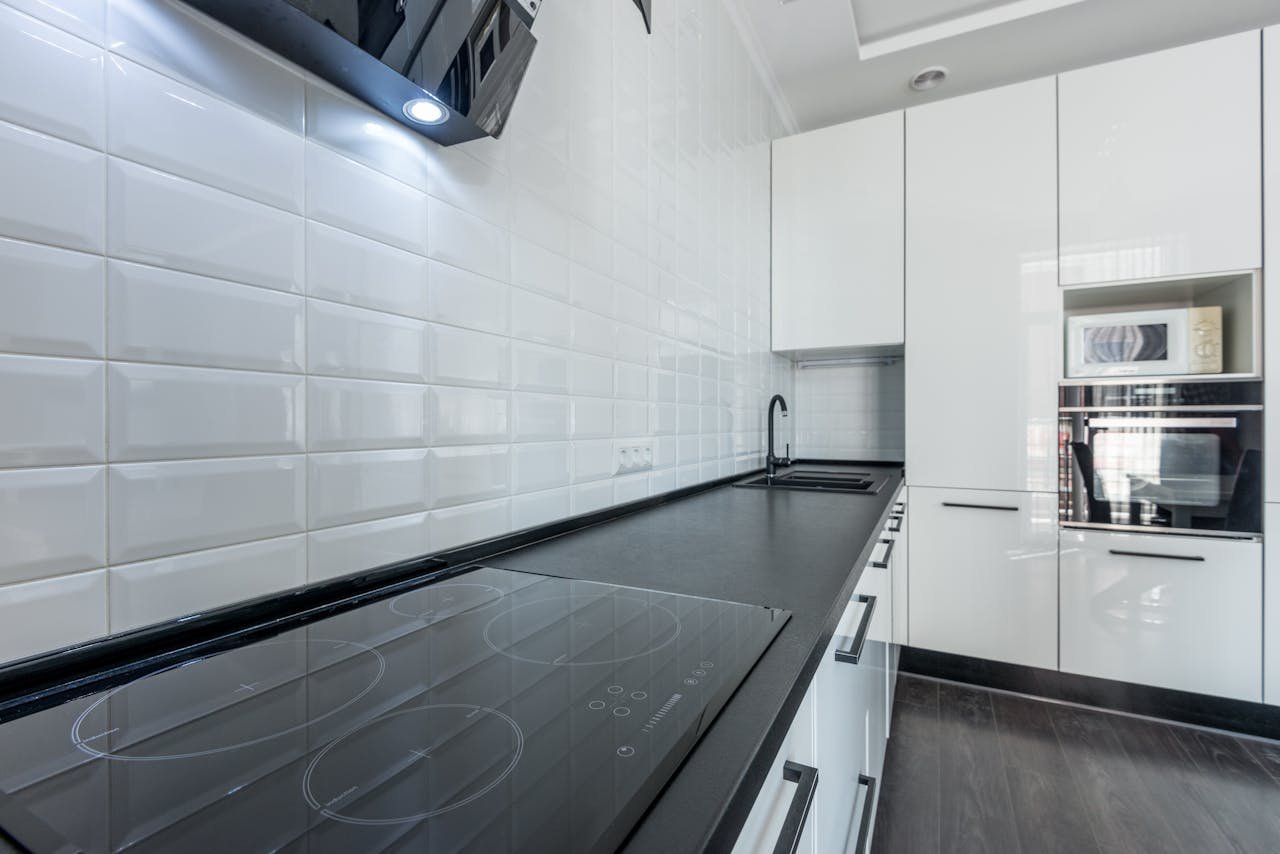 carreau de ciment dans cuisine