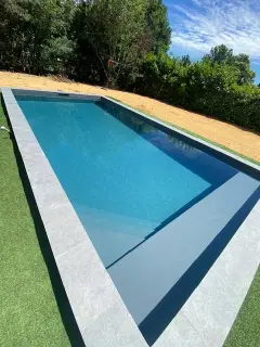 liner piscine gris