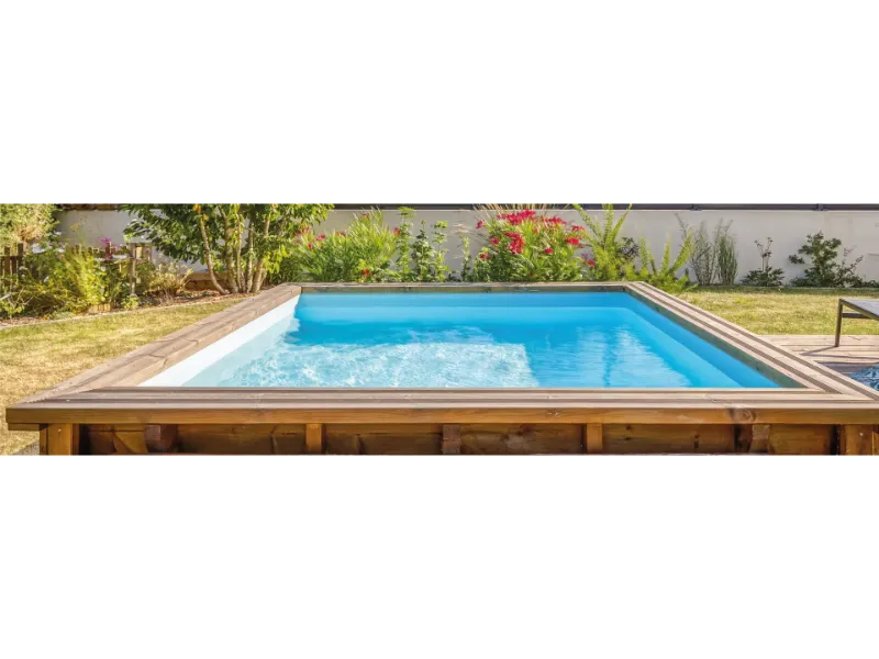 piscine bois rectangulaire hors sol