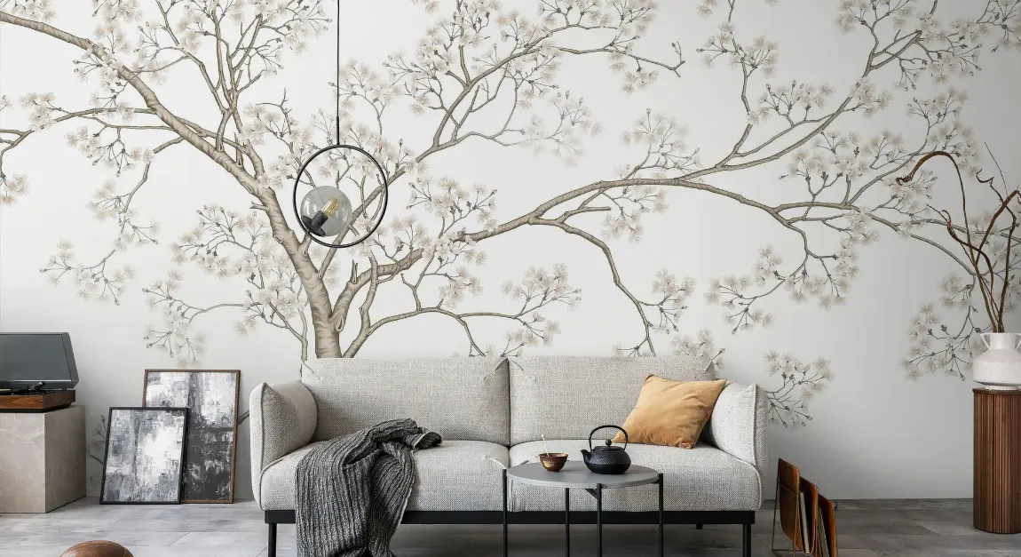 PAPIER PEINT EN ARBRE