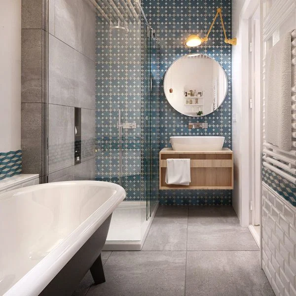 Carreaux Ciments Salle de Bain 