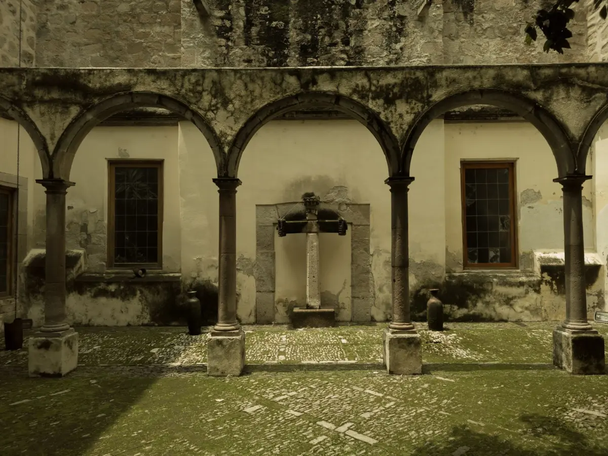 Revêtement de sol d’une cour extérieure