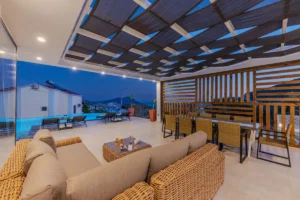 chauffage terrasse infrarouge plafond soirée hiver