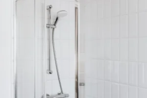 colonne de douche chromée inox moderne salle de bain