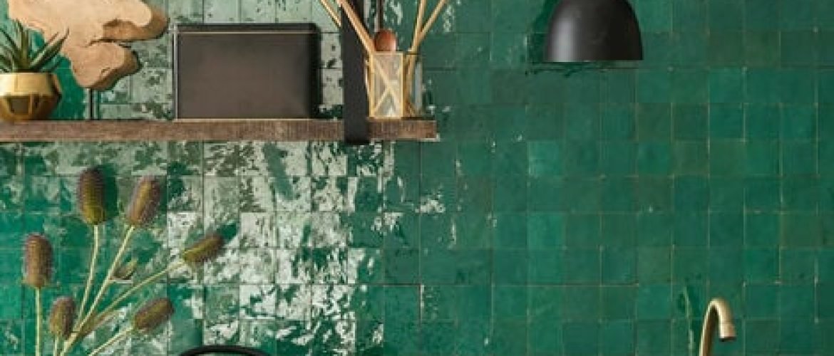 Carrelage Zellige Vert