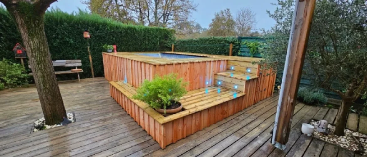 piscine bois hors sol avec terrasse