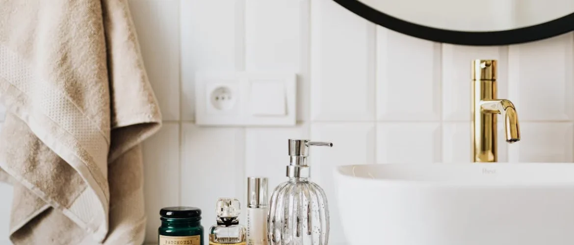 accessoire de salle de bain luxe