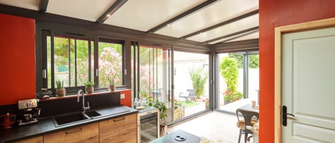 cuisine dans une veranda