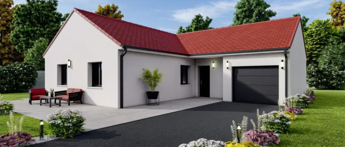 Maison en L Plan