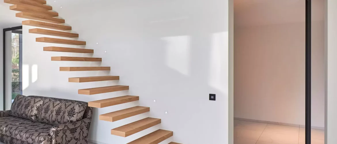 Escalier Moderne en Bois