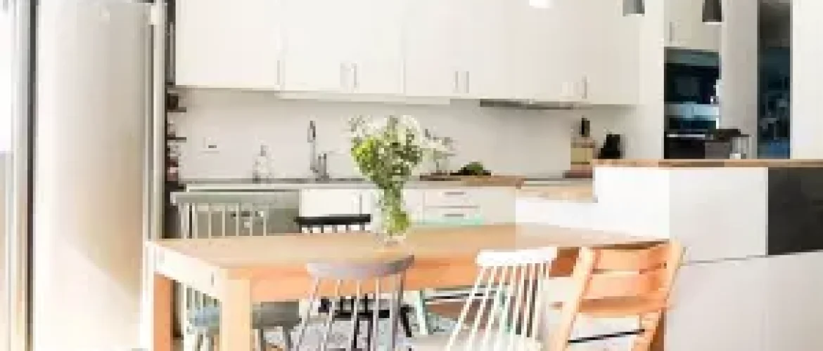 cuisine ouverte sur salle à manger