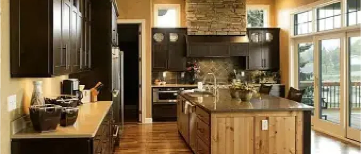 cuisine moderne et rustique