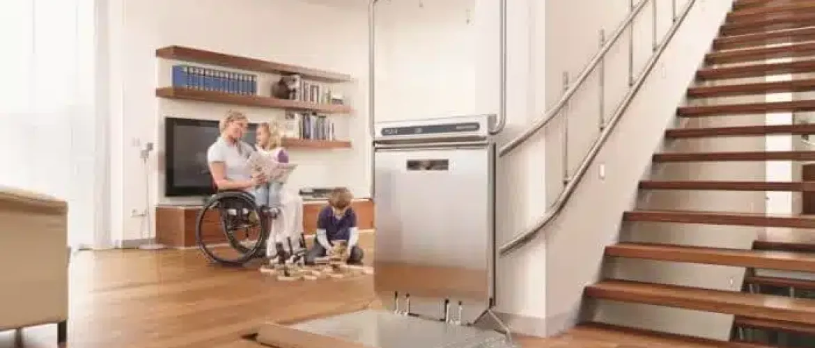 monte charge dans une maison