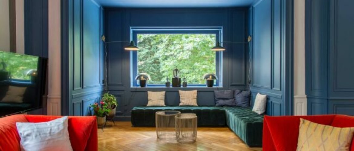 vert bleu peinture