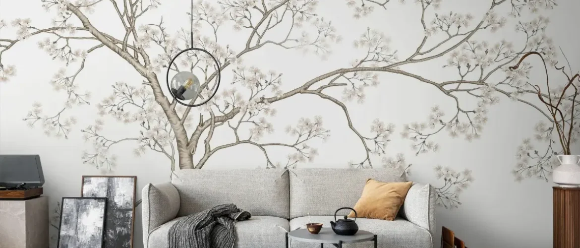 PAPIER PEINT EN ARBRE
